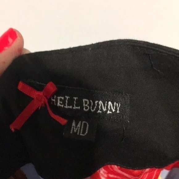 HELL BUNNY Dia De Los Muertos dress SZ Medium - Picture 7 of 7